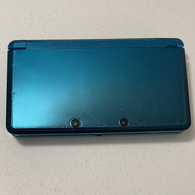Nintendo 3DS Handheld Game Console CTR-001 Aqua Blue