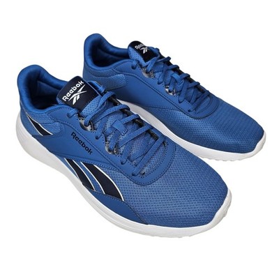 Reebok Lite Plus 3 Mens 14 Blue Running Shoes Sneakers Athletic Low Top