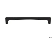 Top Knobs TK1018BLK Riverside 12" Appliance Pull Cabinet Hardware - Matte Black