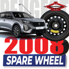 ⭐ Set 💥 Platzsparend Notrad Peugeot 2008 17 " 4-Loch 135/80R17 Wagenheber