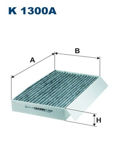 Fits FILTRON K 1300A FILTER, INTERIOR AIR