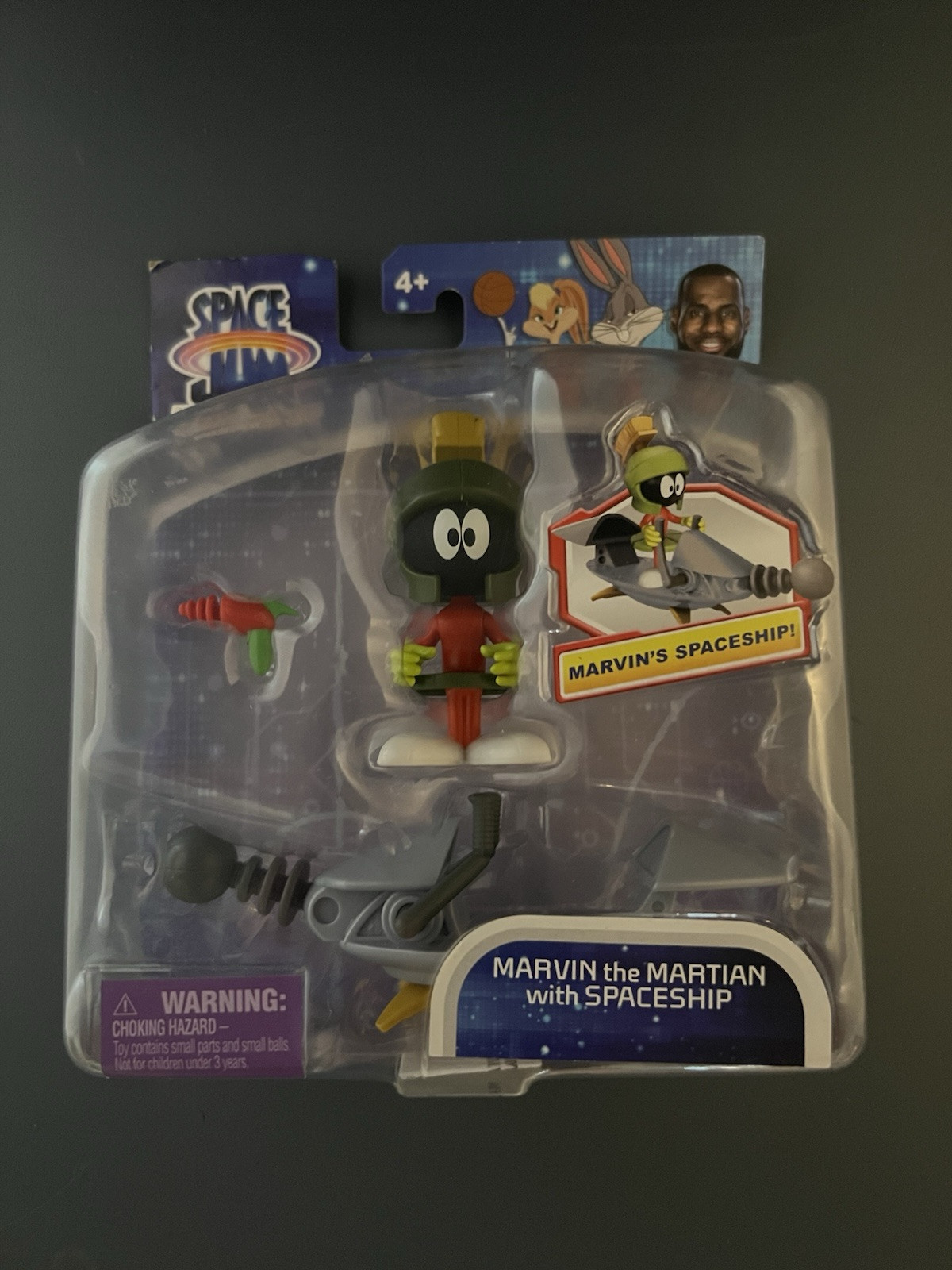 Space Jam A New Legacy Marvin The Martian Spaceship Action Figure Sealed