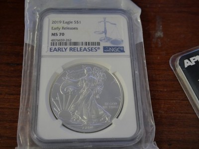 2019 EAGLE S$1 SILVER EAGLE NGC MS70 'EARLY RELEASES' | eBay