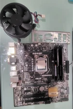 Motherboard  Q170M-C  I7-6700 Kingston HyperX  16G DDR4 Heat sink & I/O Shield. 