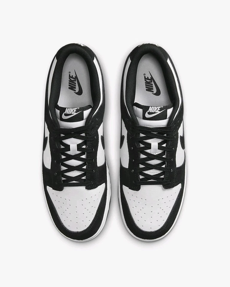 Nike Dunk Low Retro - Blanco/Negro-Blanco (Talla 10) Foto 3 de 4