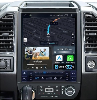 8Core 4+32G Android13 Car Stereo Radio CarPlay GPS Navi For 2015-2020 Ford F150
