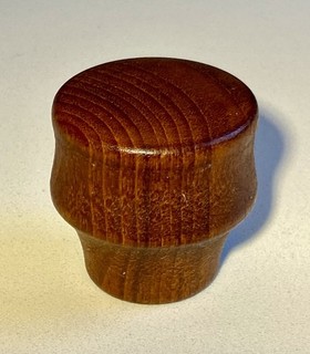 Danish Mid Century Modern Teak Wood Stopper for a Liquor Decanter “Denmark”