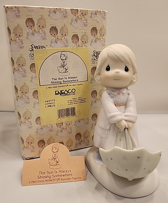 Precious Moments THE SUN IS ALWAYS SHINING SOMEWHERE 5 1/2'' Enesco 163775