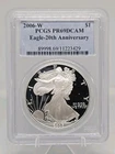 2006-W PCGS PR69 DCAM AMERICAN SILVER EAGLE 20TH ANNIVERSARY