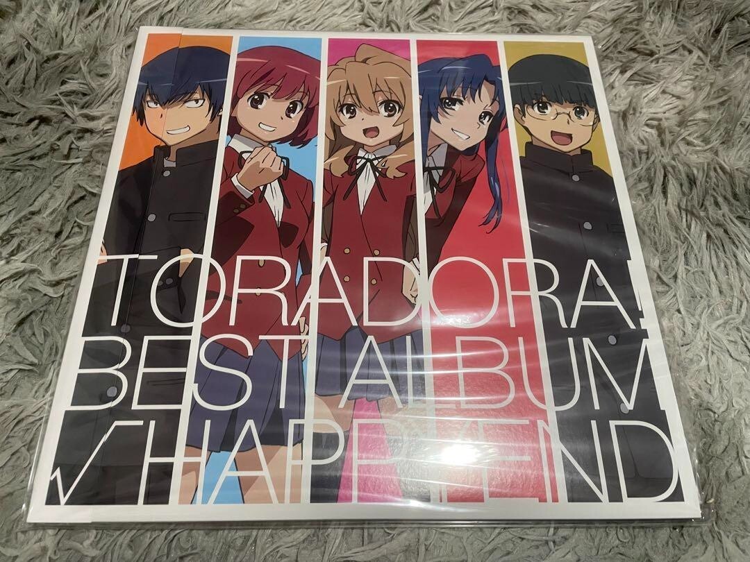とらドラ TORADORA Best Album √ HAPPYEND レコード 【公式通販】