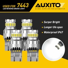 4x Auxito 7443 7440 Smd Led Back Up Reverse Light Bulbs 6500k Super White Canbus