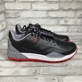 Nike Air Jordan ADG 3 Black Grey Red White Bred Golf Shoes CW7242-001 Mens 7