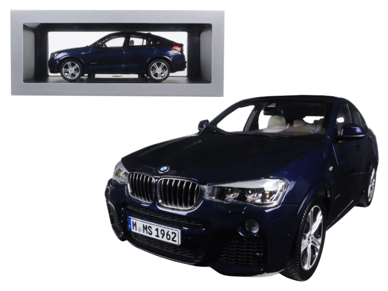 BMW X4 (F26) IMPERIAL BLUE 1 | PARAGON의 18 다이캐스트 모델 카