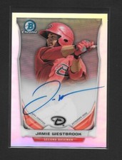 JAMIE WESTBROOK 2014 Bowman Chrome Prospects REFRACTOR *AUTO* RC 292/500 Red Sox