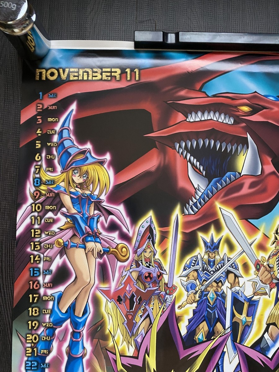 遊戯王 カレンダー 2003 Yu Gi Oh poster 3SET calendar 2003 Kazuki Takahashi A2 420