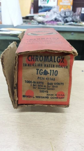 CHROMALOX TGA-110 WATER HEATER IMMERSION ELEMENT   W248
