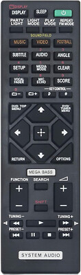 New Remote Control For Sony RMT-AM421U MHC-M40D MHC-M60D MHC-M80D Audio System