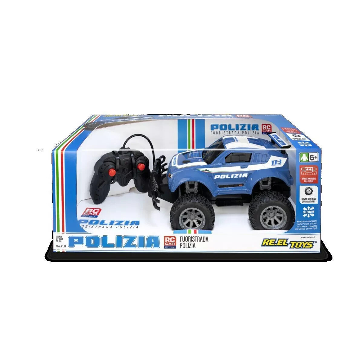 Big Wheels Polizia 1:16  radiocomando 7 funzioni