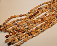 Crazy Lace Agate 12mm x 15mm irregular Nugget beads 16 in strands