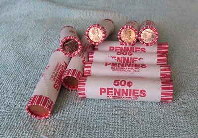 2009-D Lincoln Cent Roll * Log Cabin, Birth * OBW Uncirculated (LP1) penny's