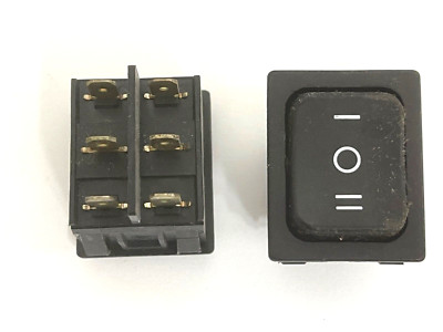 LOT OF 2:  FULL SIZE AT COMPUTER TOWER CASE 6 PIN POWER SWITCH 6A RM00-MSBX22