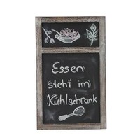 Werbetafel, Wandtafel Kreidetafel, 55X34X2Cm Shabby-Look Vintage Braun