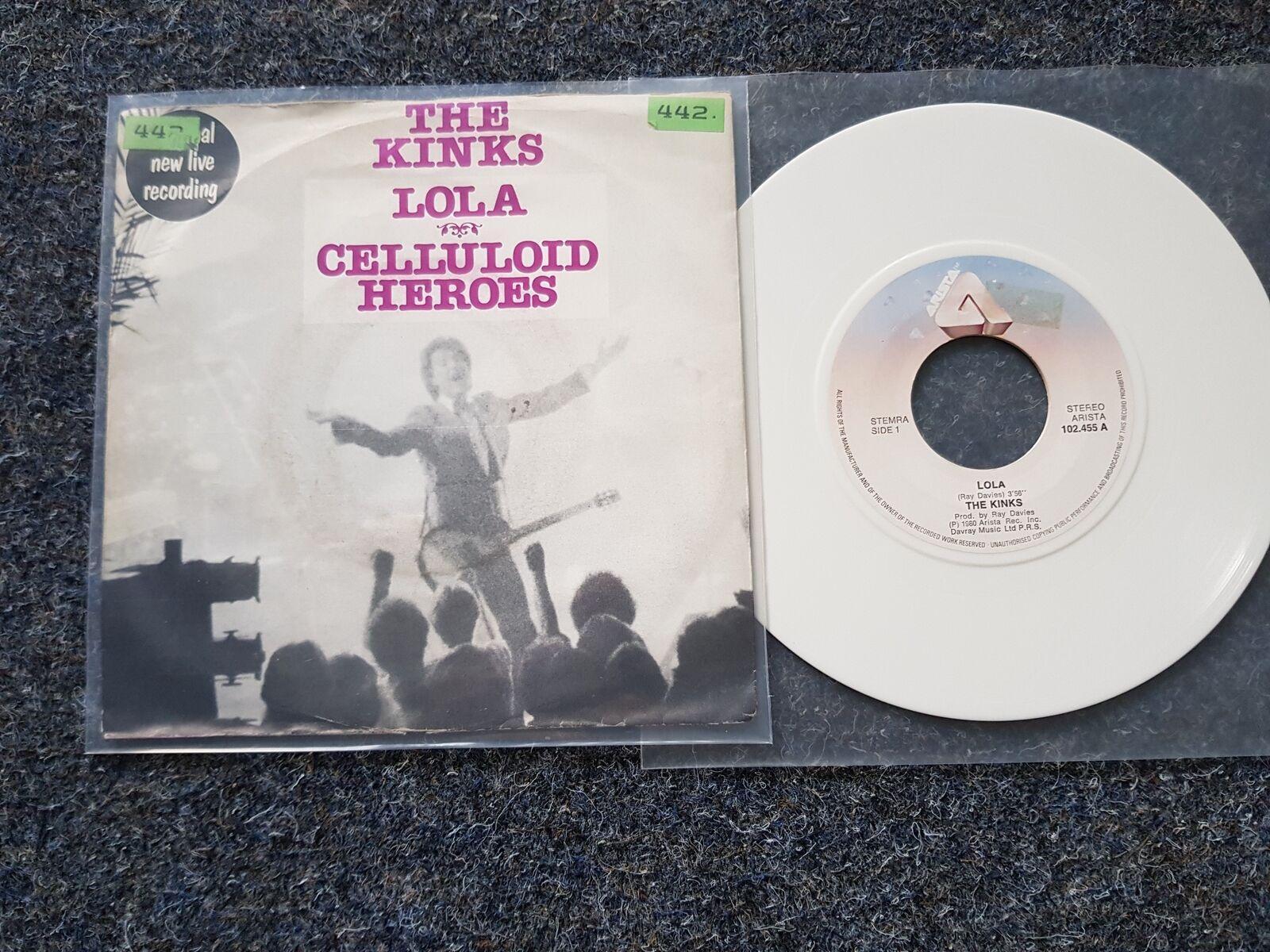 7"" Single The Kinks - Lola WHITE VINYL Netherlands
