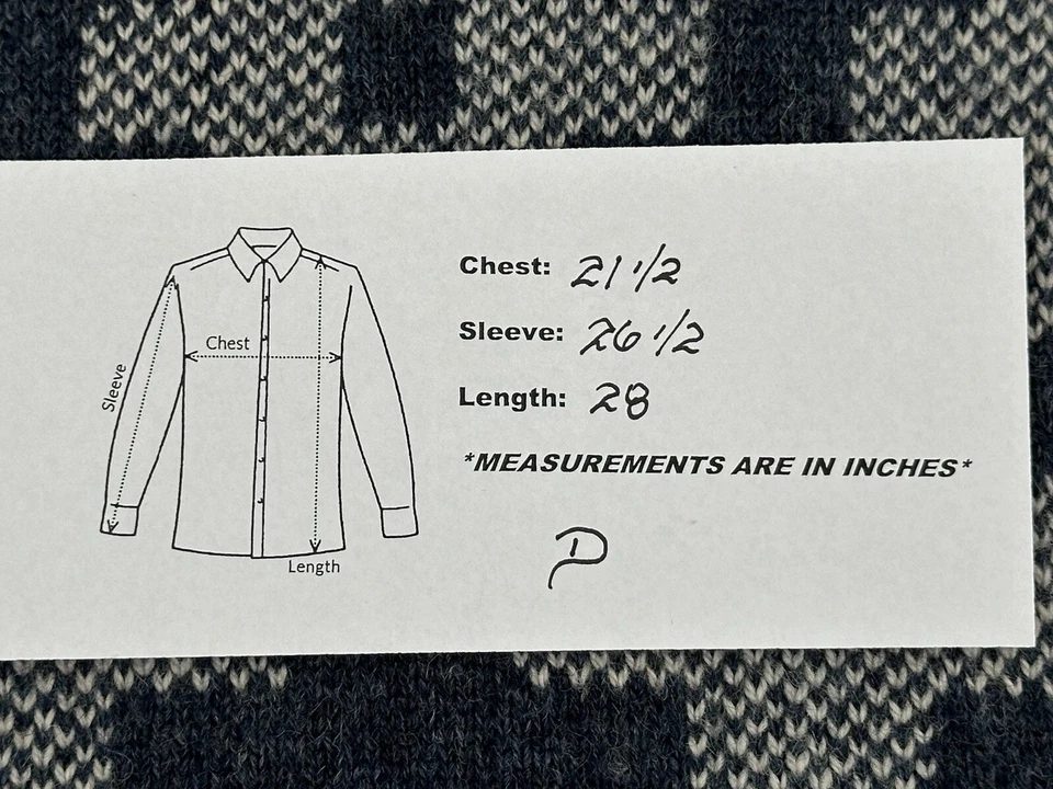 Pendleton Men's L Shetland Wool Geometric Sweater Aztec Blue - Image 2 of 4