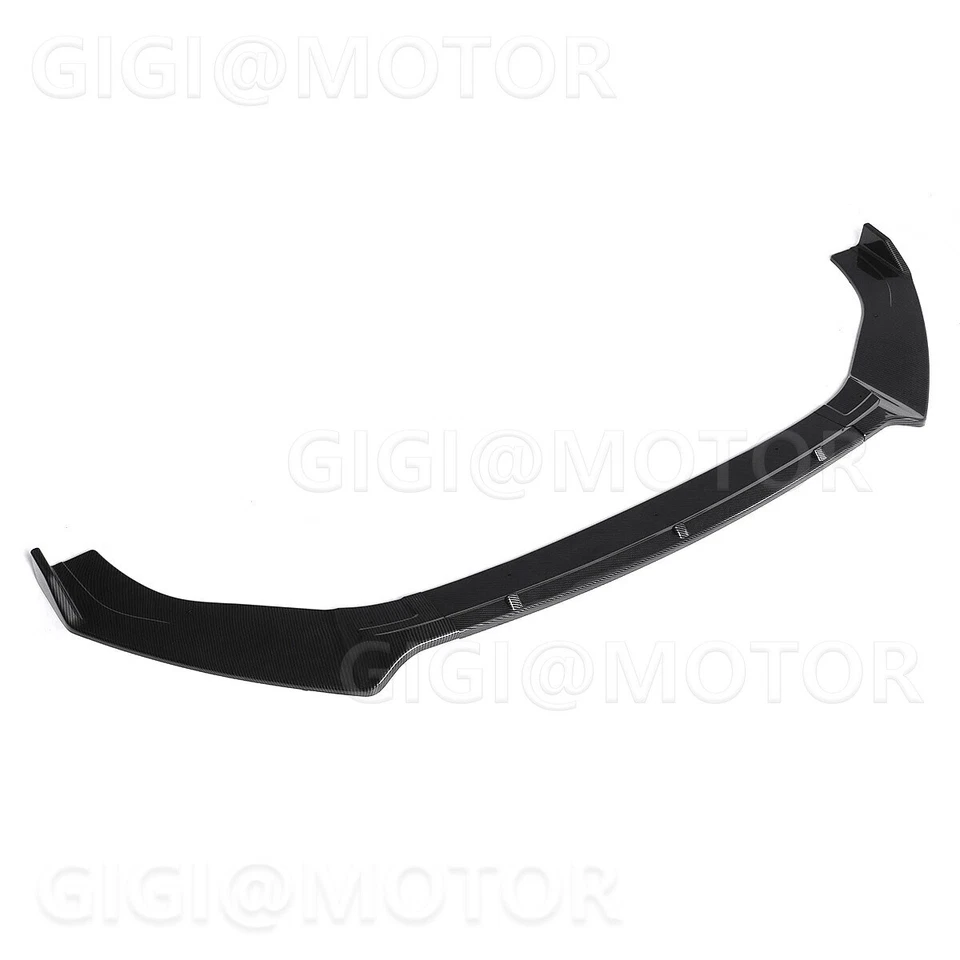 Kit divisor de lábios dianteiro de fibra de carbono para VW Golf MK7 MK7.5 GTI 2014-2021 - Imagem 4 de 4