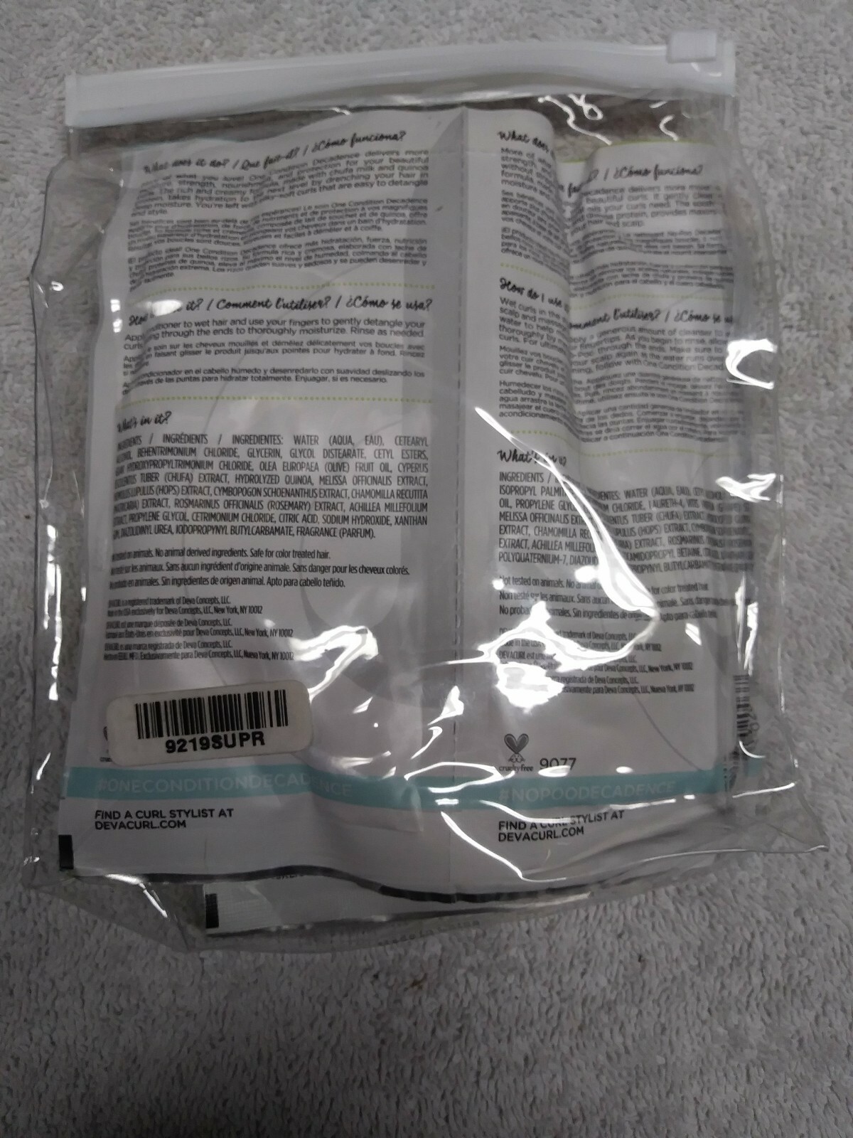 Deva Curl Travel Set Super Stretch Decadence And Deep Sea Repair 1 fl oz.  1.5