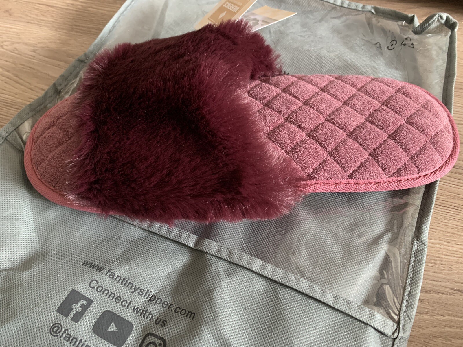 APL Ciabatte Merence moda e comfort nuove con etichette memory foam XL UK9 10 EU42 43 rosse prezzo di listino £18