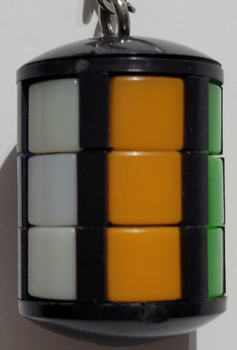 Vintage Zylinder Rubik's Spiel Schlüsselanhänger (v. schön) - Bild 2 von 2