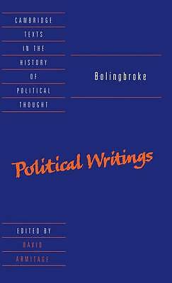 Bolingbroke: Political Writings Bolingbroke Armitage Hardback 9780521443937