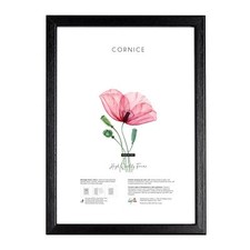 Cornice foto legno Nera, per stampe, pergamene diplomi, poster, quadri moderni