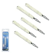 MaximalPower 5PK Gun Cleaning Bore Cotton Mop Brush for .22 Cal 8-32 Threaded
