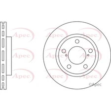 Apec Front Brake Disc DSK2749 - OE High Quality Precision Engineered Part