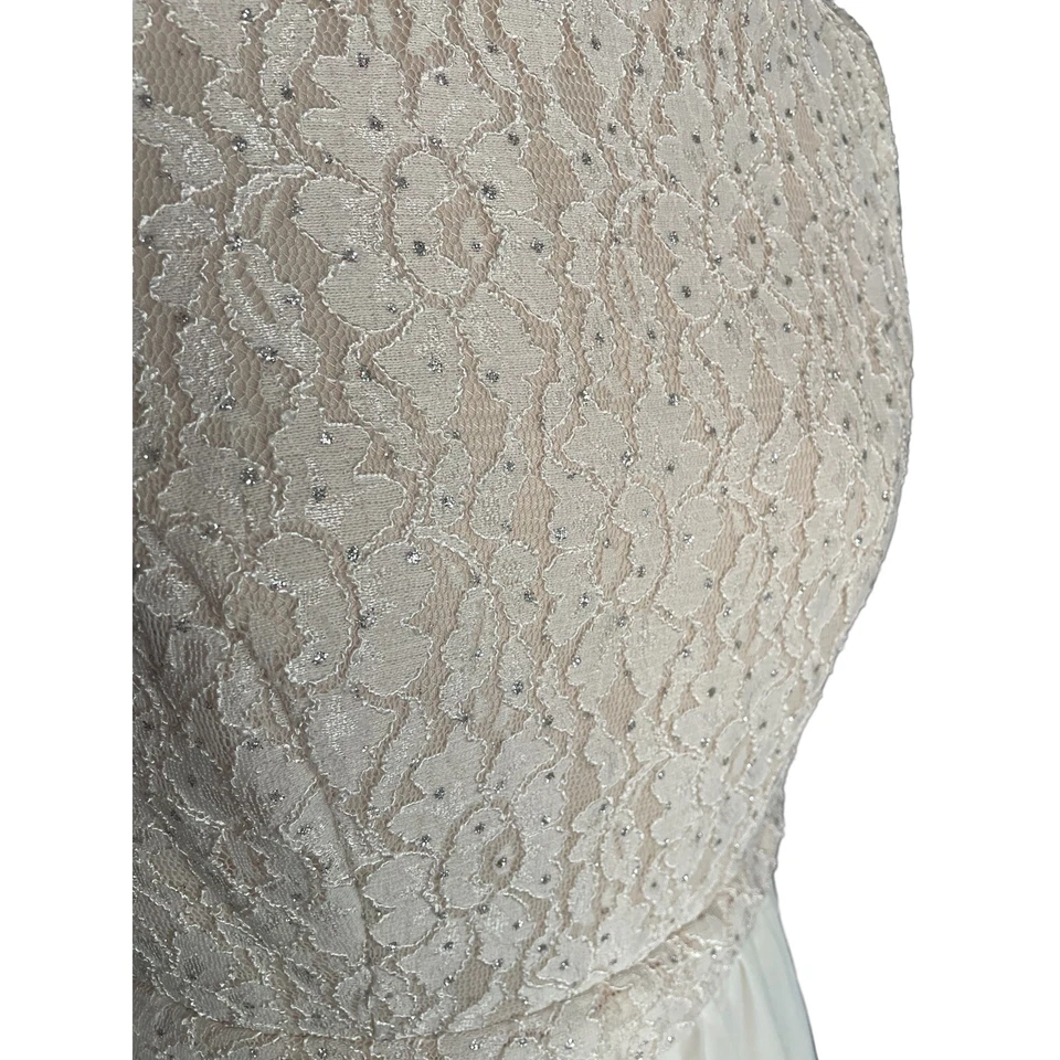 Speechless Dress Formal Blush Pink Juniors Size 9 Lace Chiffon - Image 2 of 4