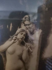 Alfred S. Campbell Art-Relievo 3-Dimen Deeply Embossed Original 1896 Lithograph