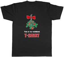 Funny Mistletoe Mens T-Shirt Christmas Xmas Tee Gift