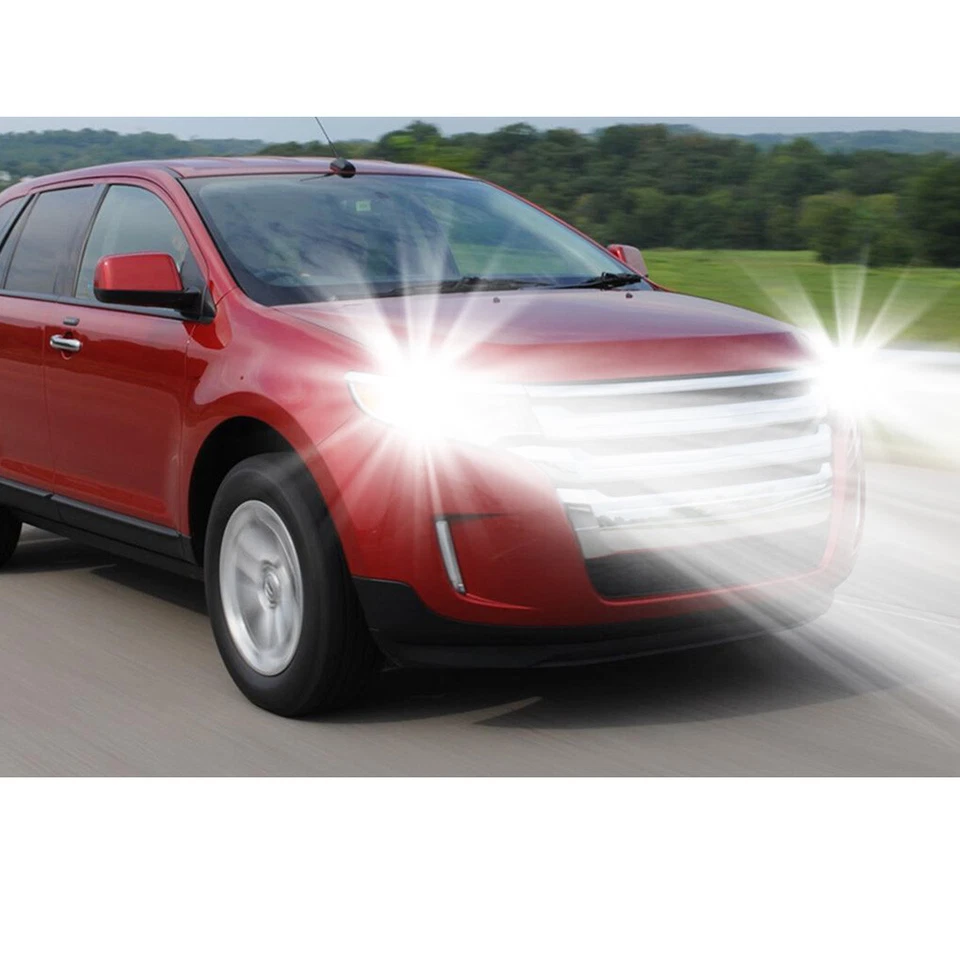 For Ford Edge 2011 2012 2013 2014 -2X 6000K White LED Headlight Bulb High Bright - Image 2 of 4