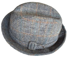 Fedora Hat Dobbs Fifth Ave. New York size Medium 7  Gray Tweed Wool
