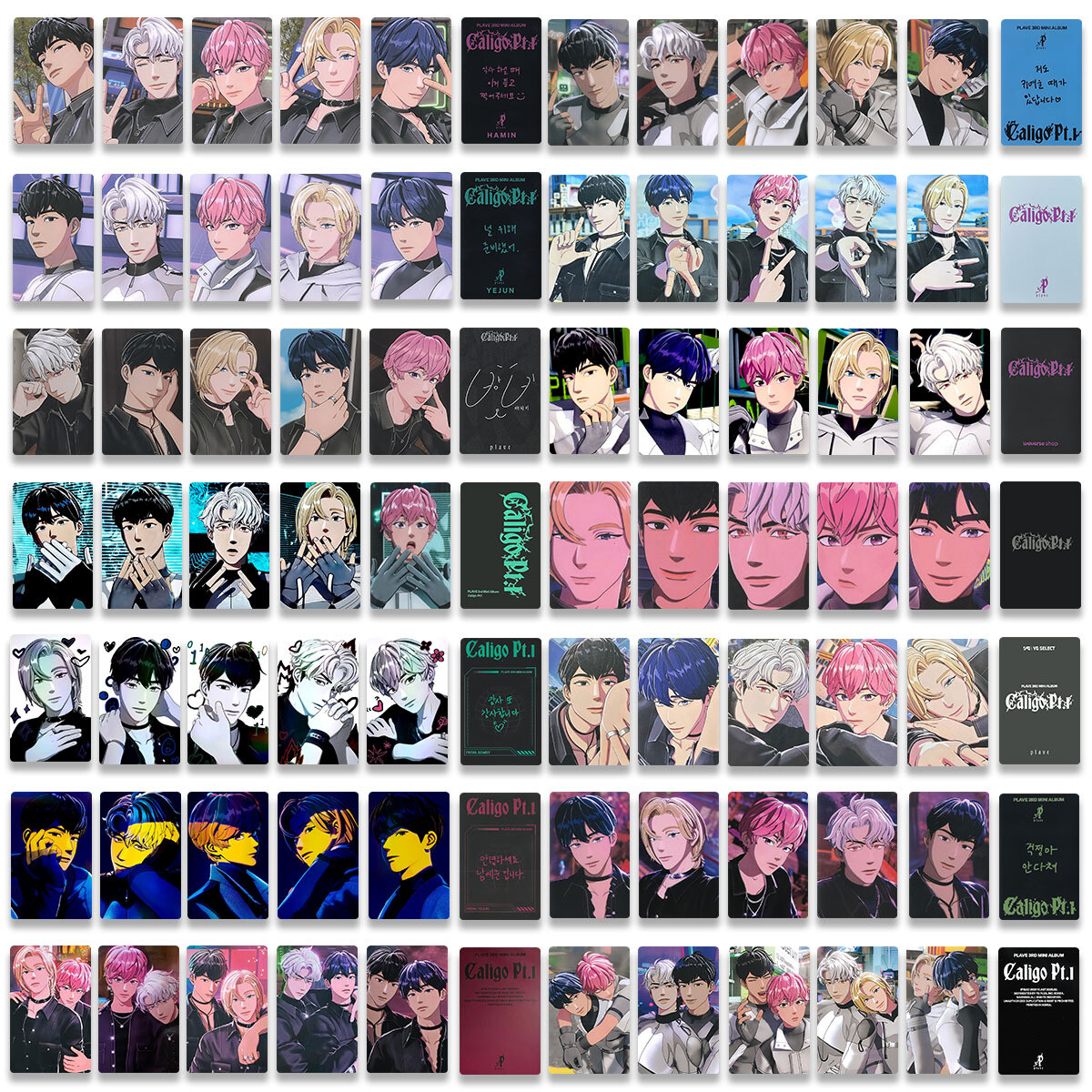 PLAVE 3rd Mini Album Caligo Pt.1 Self Made Photo Cards . Photocard