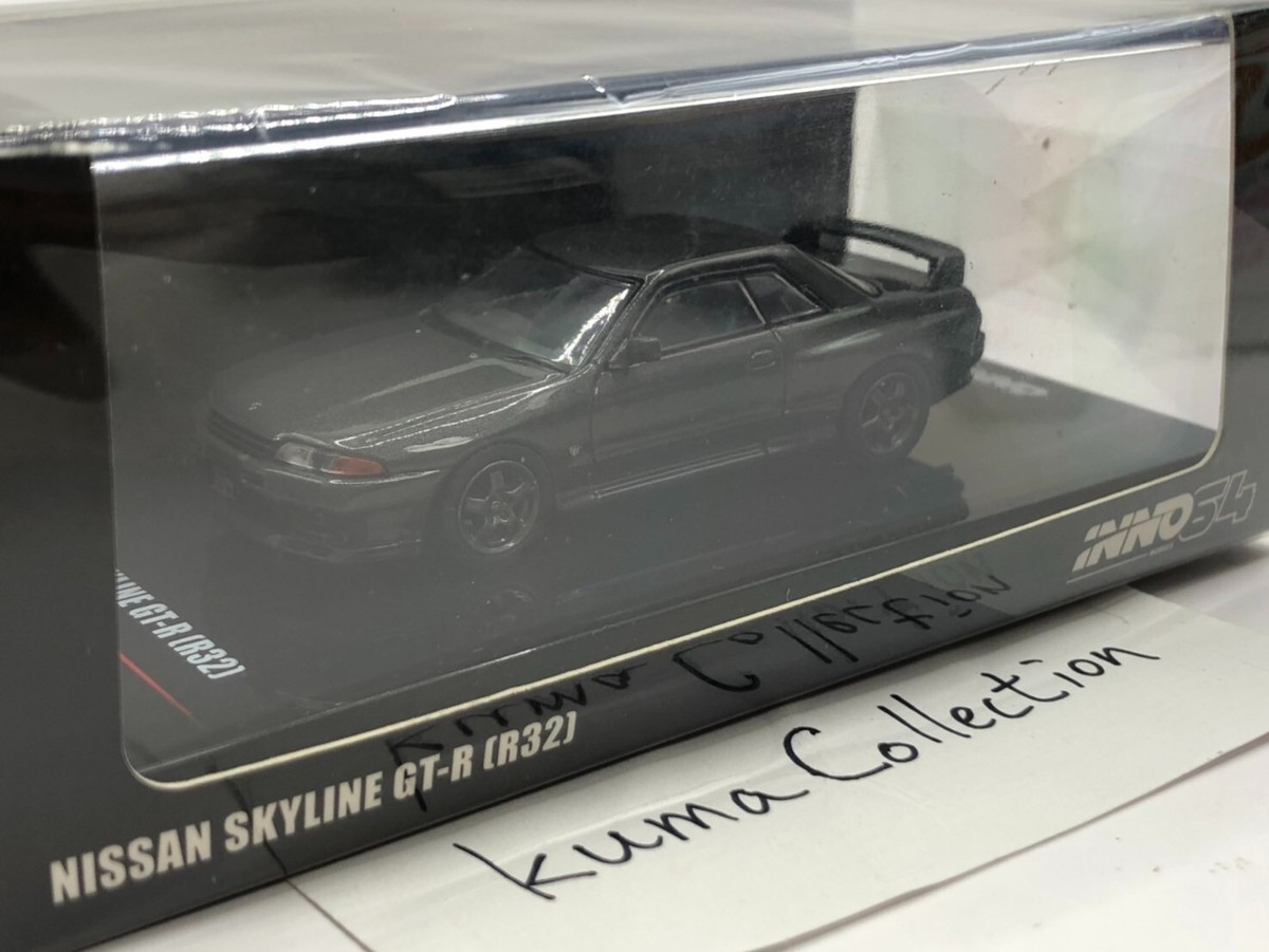 Inno64 NISSAN SKYLINE GT-R (R32) Gun Grey Metallic IN64-R32 Inno64 NISSAN SKYLINE GT-R (R32) Gun Grey Metallic IN64-R32