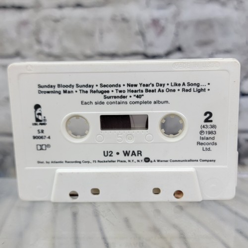 U2 Cassette Tape Lot - Zooropa - WAR - 2 Tapes - 80s 90s Rock - Bono - The Edge - Picture 5 of 9