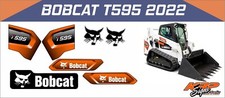 BOBCAT T595 2022 Vinyl Decal Set - CAT Construction Equip
