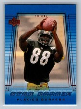 2000 Upper Deck #256 Plaxico Burress Rookie Card RC Pittsburgh Steelers Football. rookie card picture