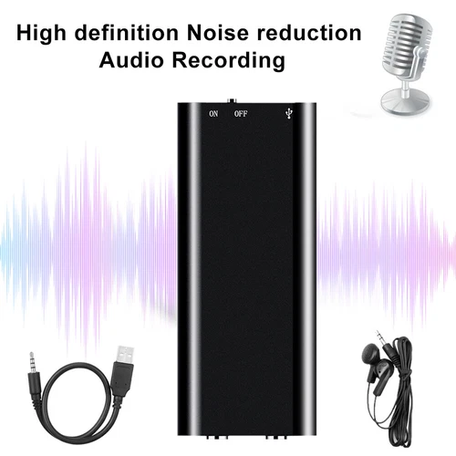 Verstecktes Mini Digital Diktiergerät 32GB Aufnahmegerät Tragbar Voice Recorder - Bild 3 von 15