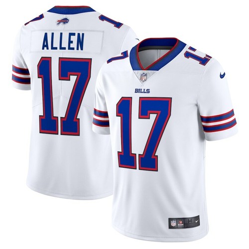 Buffalo Bills Josh Allen #17 Nike Men's White NFL Vapor F.U.S.E. Limited Jersey