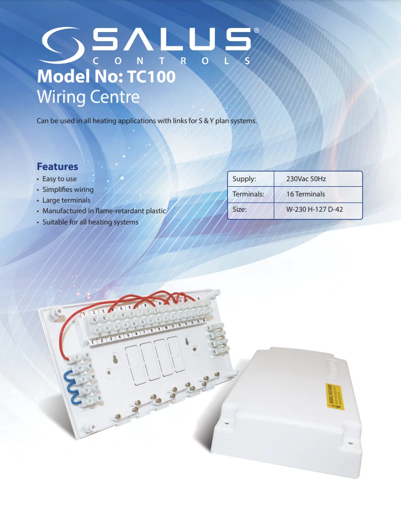 Salus TC100 Wiring Centre | eBay