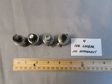 (4) Spectrol Model 534 10-Turn Potentiometer 10K Linear For QRP Different Knobs